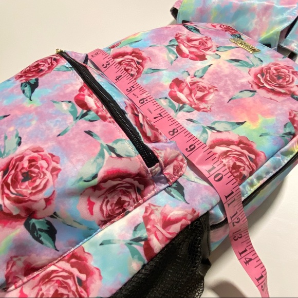Betsey Johnson Fun Floral Backpack with Free Lunch Cooler